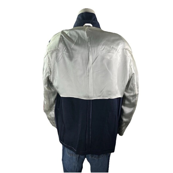 Banana Republic | M Medium Navy Blue 100% Linen Blazer Sport Coat Jacket NWOT - Picture 9 of 12